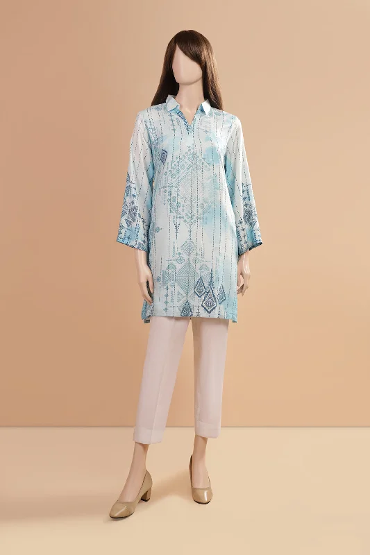 Printed Viscose Dobby Stitched Shirt