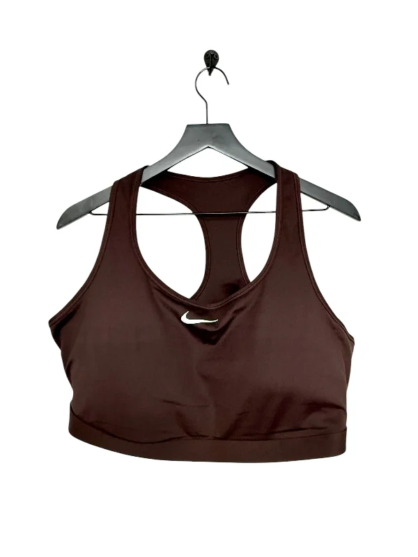 Athletic Bra By Nike Apparel In Brown, Size: 3x