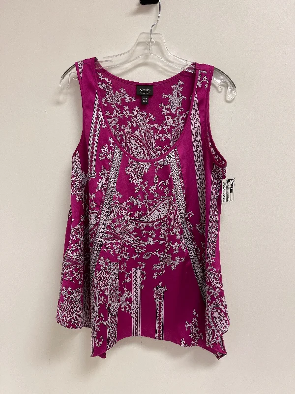 Top Sleeveless By Nicole By Nicole Miller In Purple, Size: S