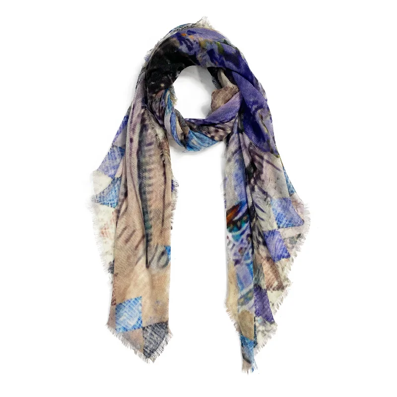 Wonderland Blue Ultralight Scarf