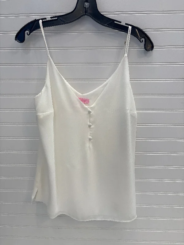 Top Sleeveless Designer By Lilly Pulitzer In White, Size: Xs