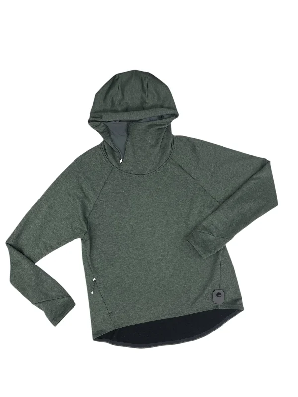 Sweatshirt Hoodie By On In Green, Size: M