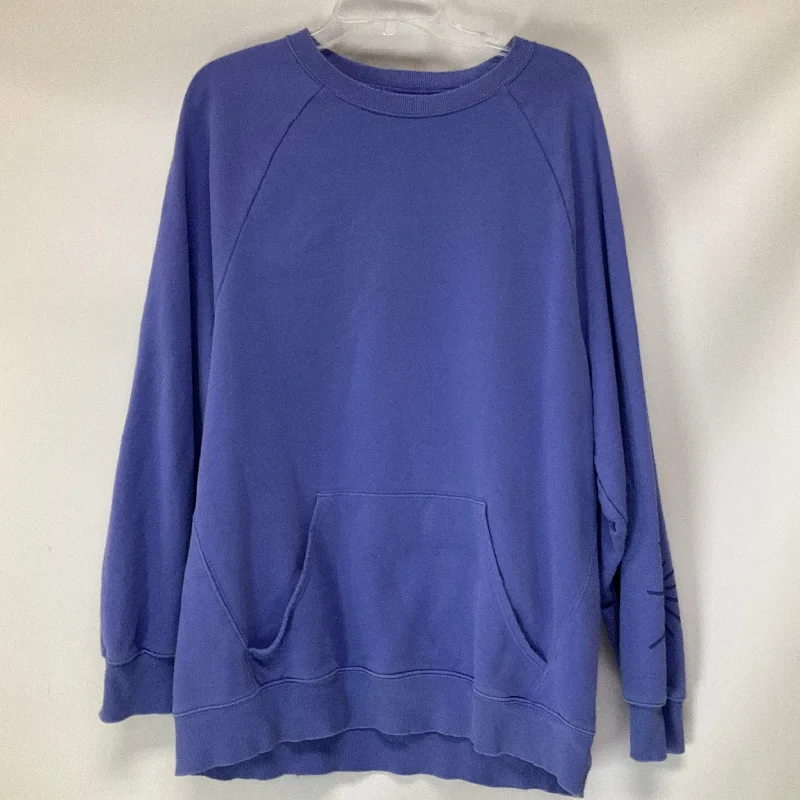 Sweatshirt Crewneck By Aerie In Purple, Size: M