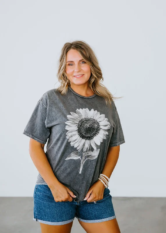 Sunflower Mineral Wash Tee