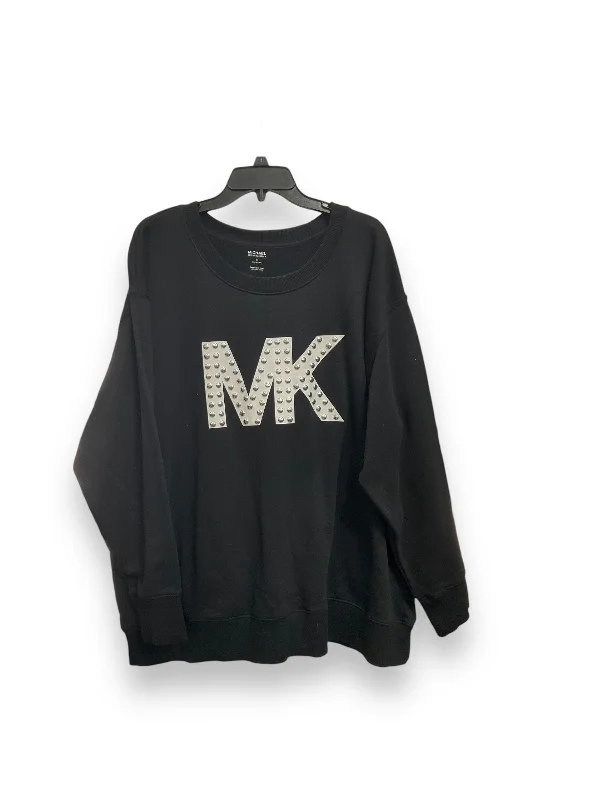 Sweatshirt Crewneck By Michael By Michael Kors In Black, Size: 3x