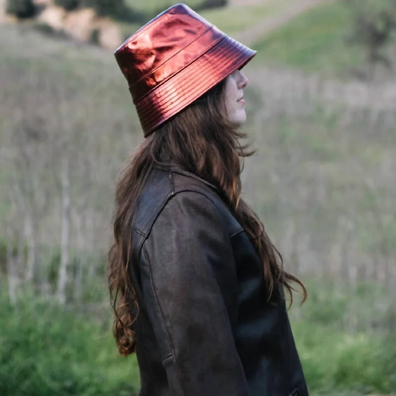 Rayne Bucket Hat In Brown