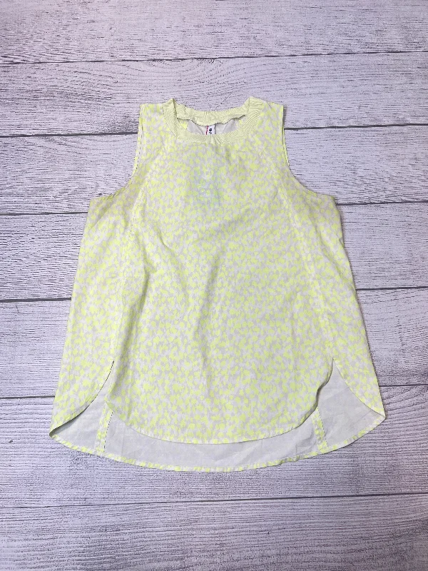 Top Sleeveless By Athleta In Yellow, Size: S