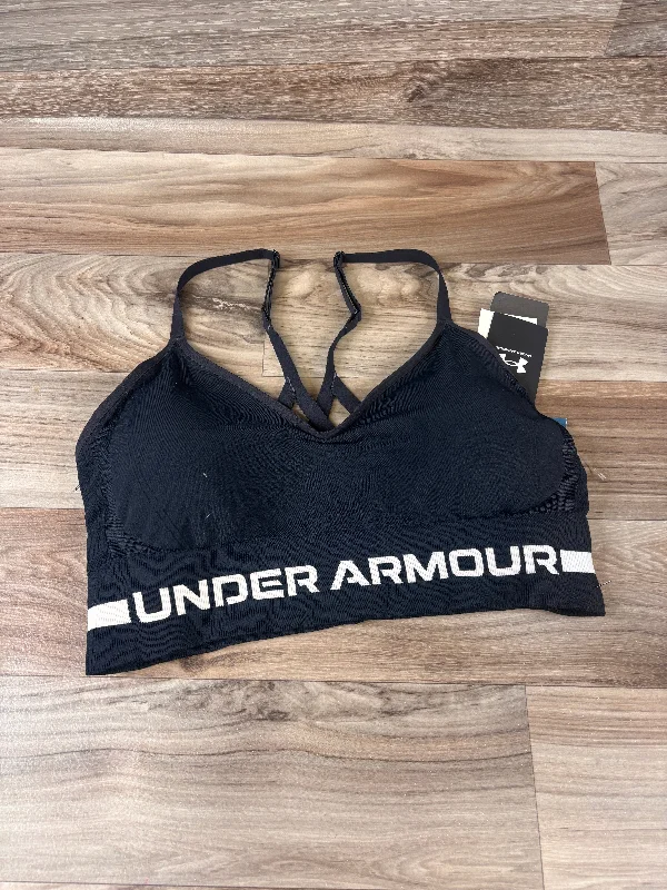 Athletic Bra By Under Armour In Black & White, Size: Xl