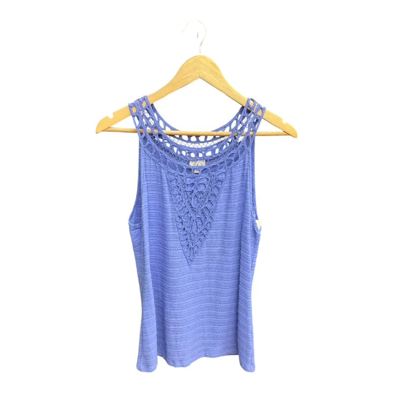 Top Sleeveless By Anthropologie In Periwinkle, Size: M