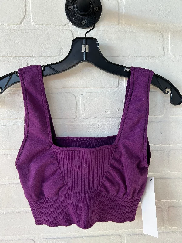 Athletic Bra By Free People In Purple, Size: M