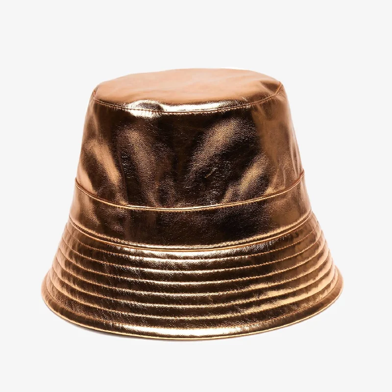 Rayne Bucket Hat In Gold