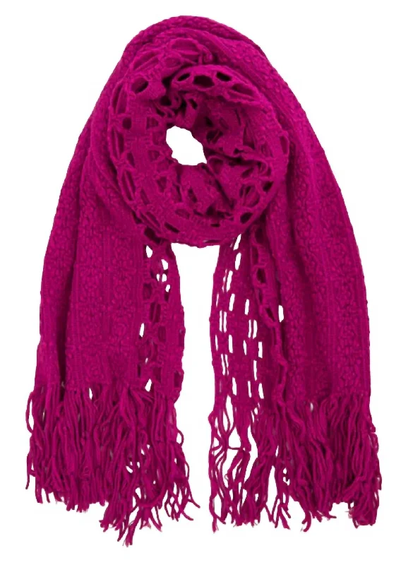 Women's So Soft Scarf In Magenta