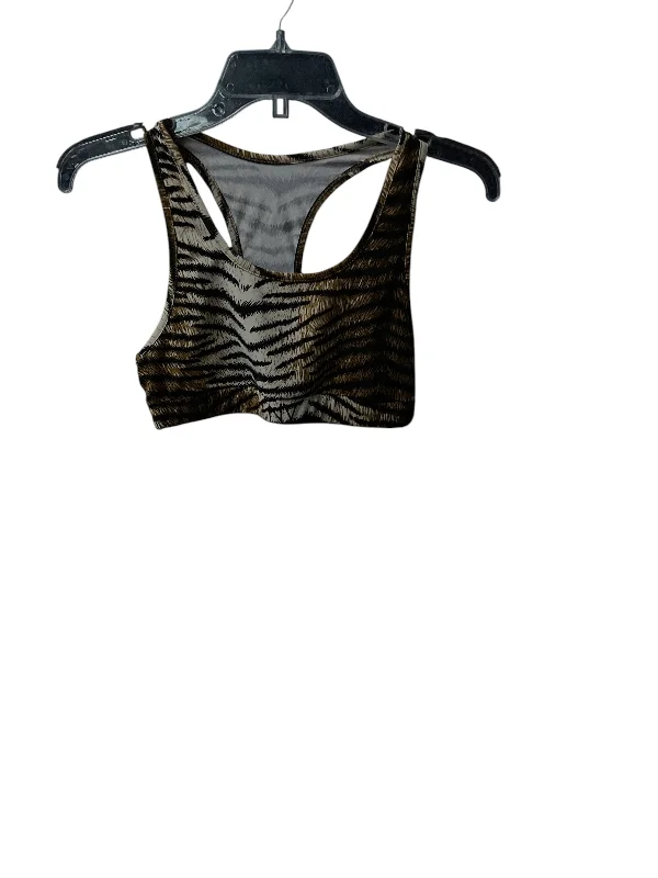 Athletic Bra By Cme In Animal Print, Size: L