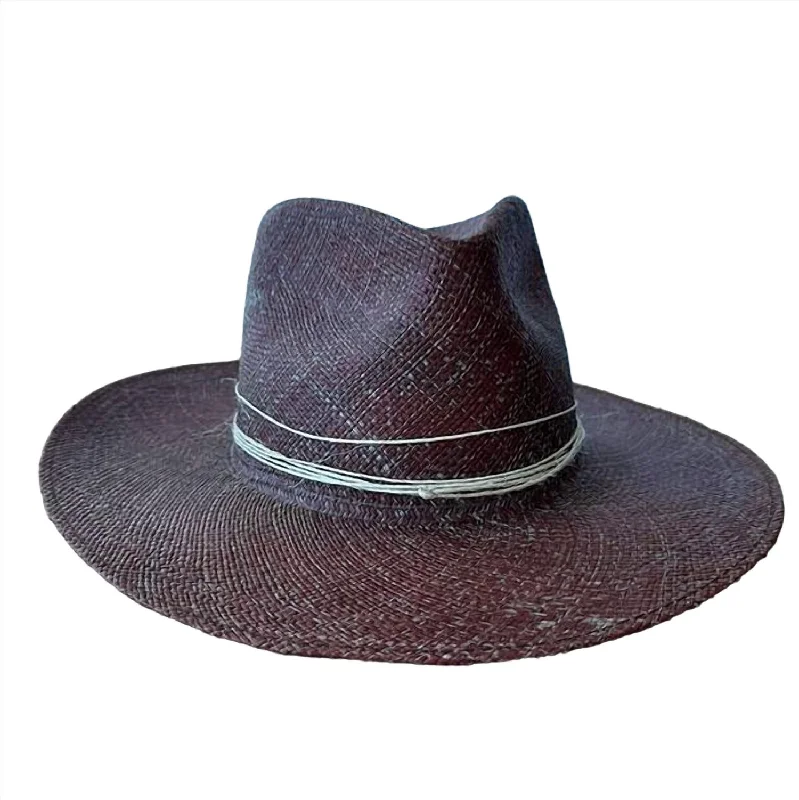 Women's Cowboy Hat In Dark Brown