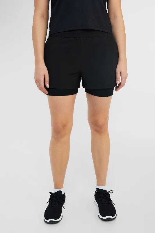 Short de sport avec cuissard - Femme