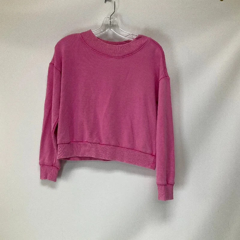 Sweatshirt Crewneck By Aerie In Pink, Size: S