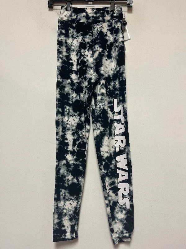 Black & White Pants Leggings Walt Disney, Size Xs