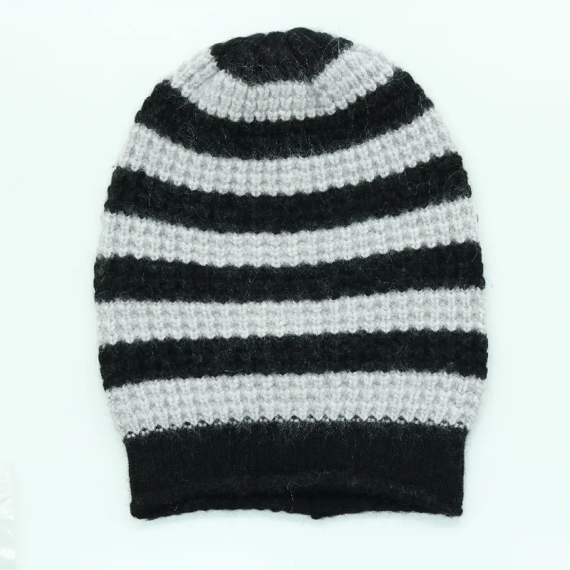 STRIPED SLOUCHY HAT