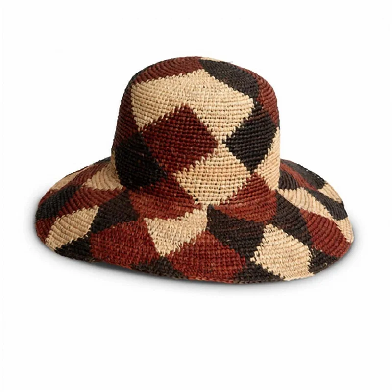 Madrid Straw Hat In Brown Multi