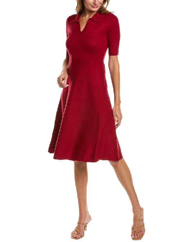 Elie Tahari Polo Midi Dress