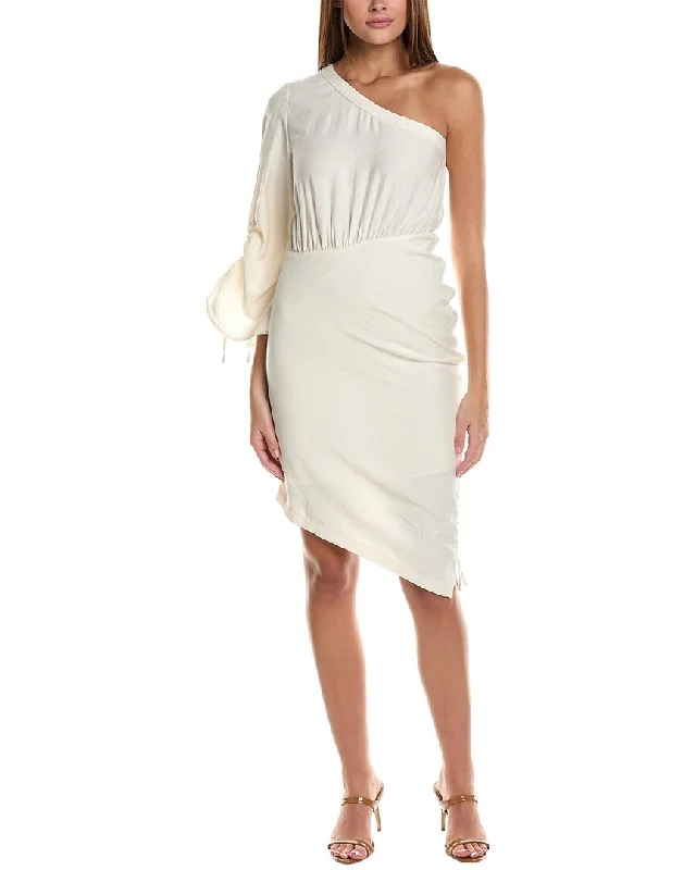 BCBG New York One-Shoulder Mini Dress