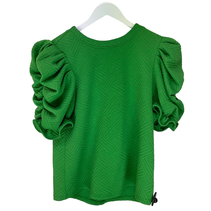 Green Top Short Sleeve Cmc, Size M