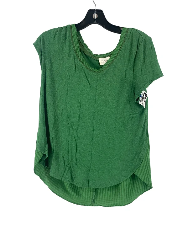 Green Top Short Sleeve Deletta, Size S