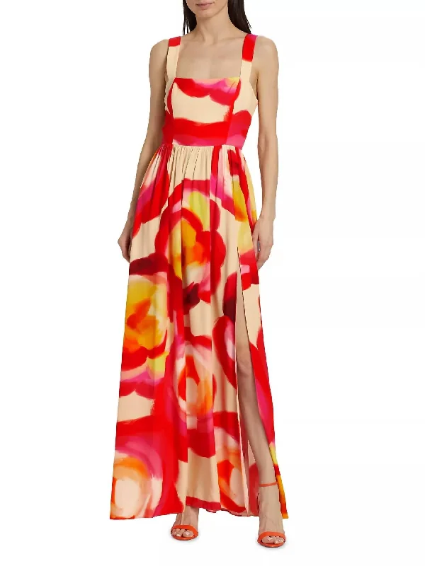 Florence Maxi Dress In Red