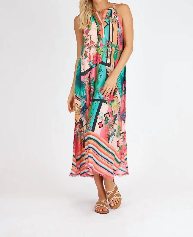 Jamison Maxi Dress In Melon