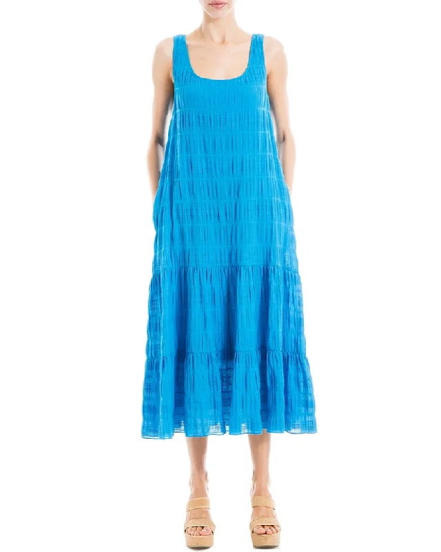 Max Studio Sleeveless Scoop Maxi Dress