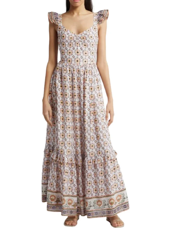 Nica Maxi Dress In Marrakesh