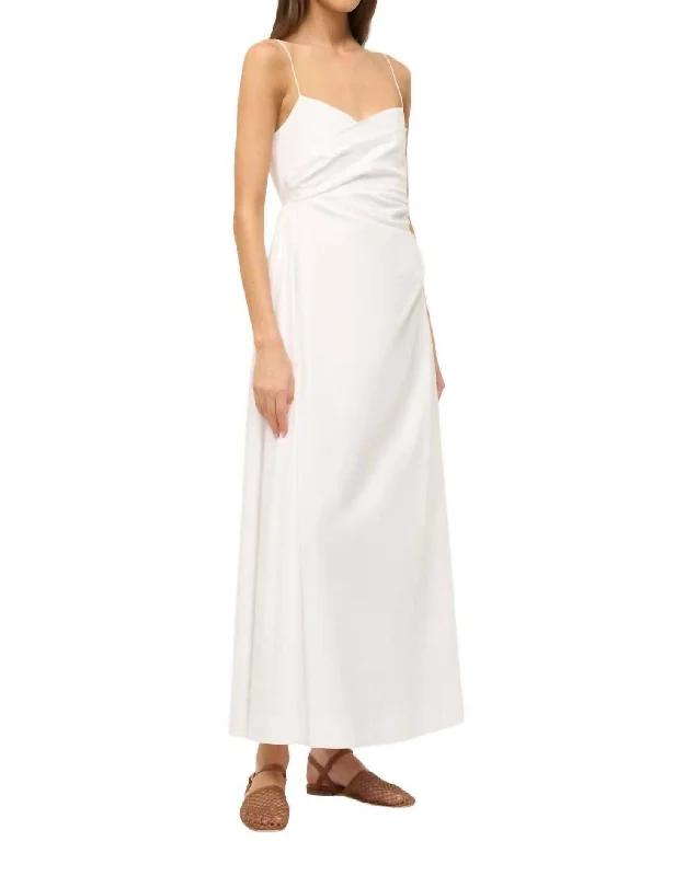 Sarah Maxi Dress In White