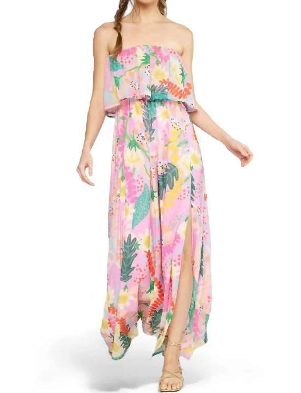 Turks & Caicos Maxi Dress In Pink