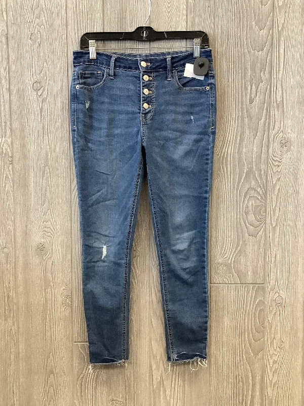 Jeans Skinny By Old Navy In Blue Denim, Size: 8