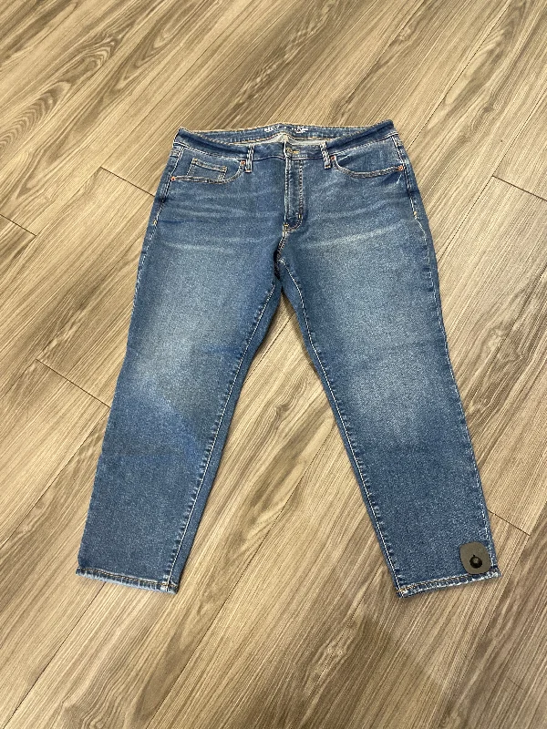 Jeans Straight By Old Navy In Blue, Size: 16