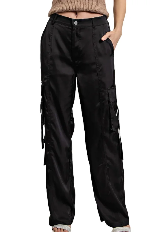 I Want It All Cargo Pants In Black