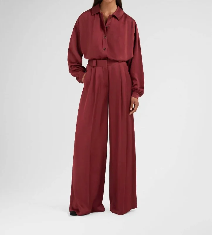 Novalis Husi Pants In Rust