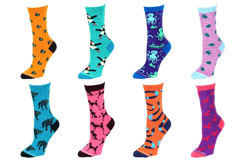 8 Pair Value Pack Women's Socks 1000