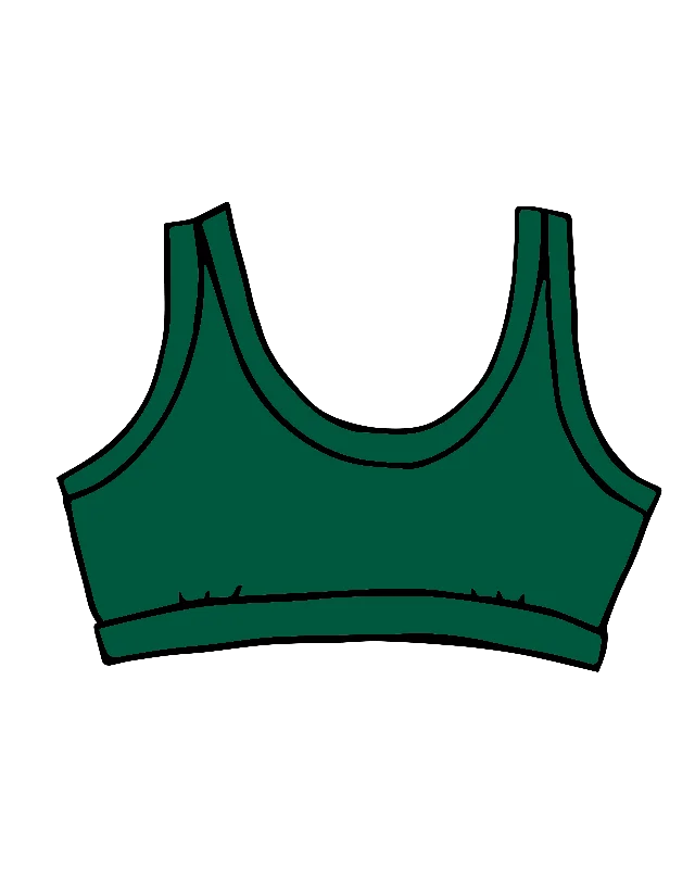 Bralette Emerald Green