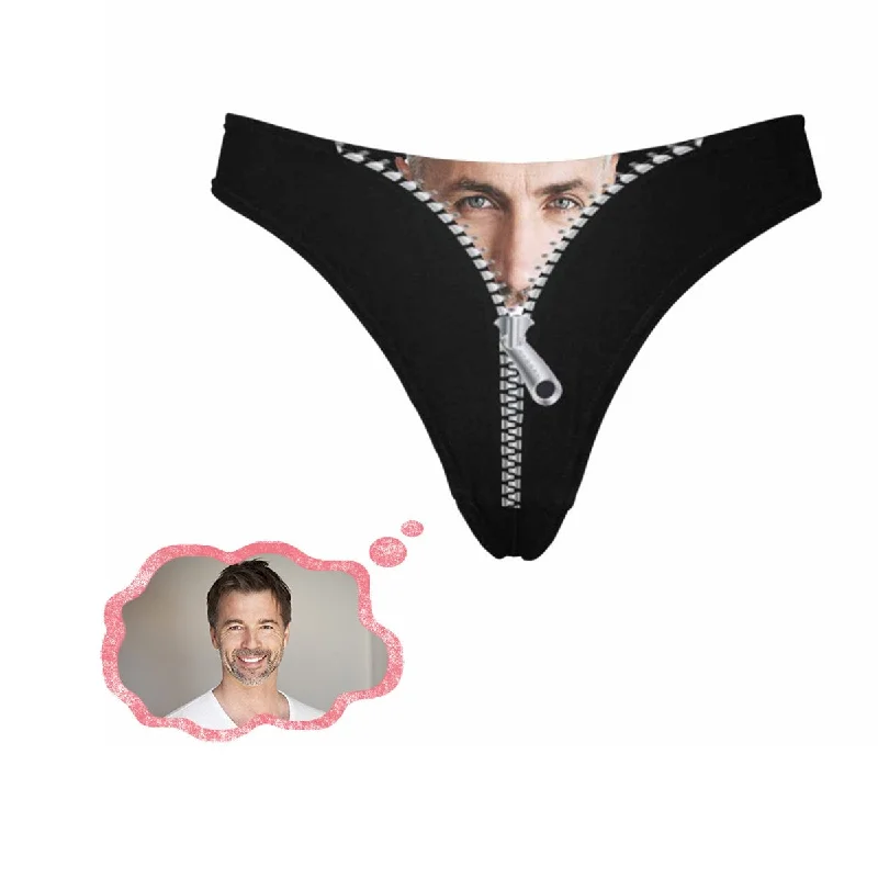 Custom ZipperFace Women's Classic Thong