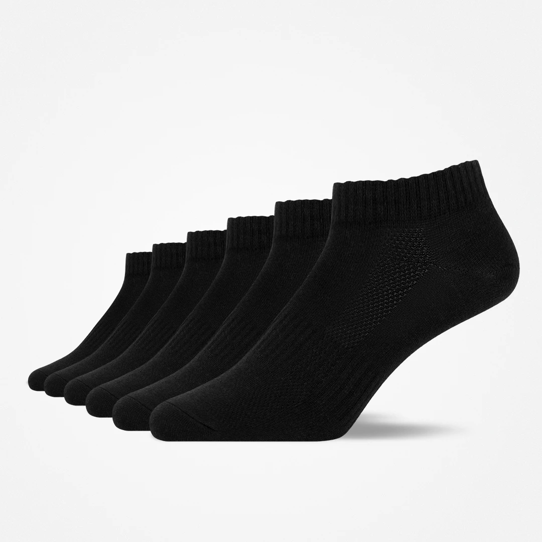 Quarter Socken | Schwarz