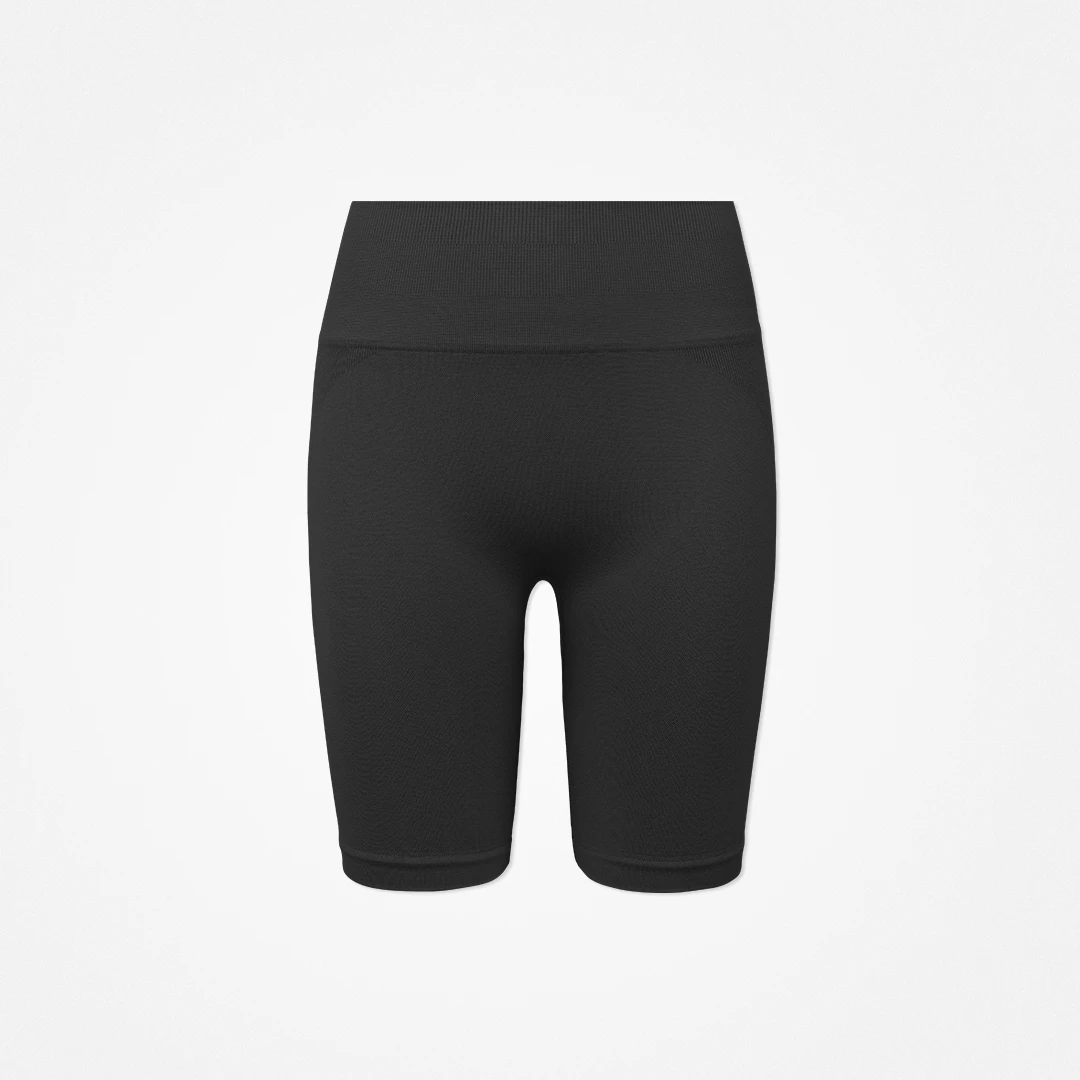 Radlerhose Seamless Damen | Schwarz