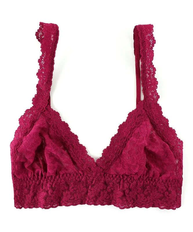 SIGNATURE LACE CROSSOVER BRALETTE