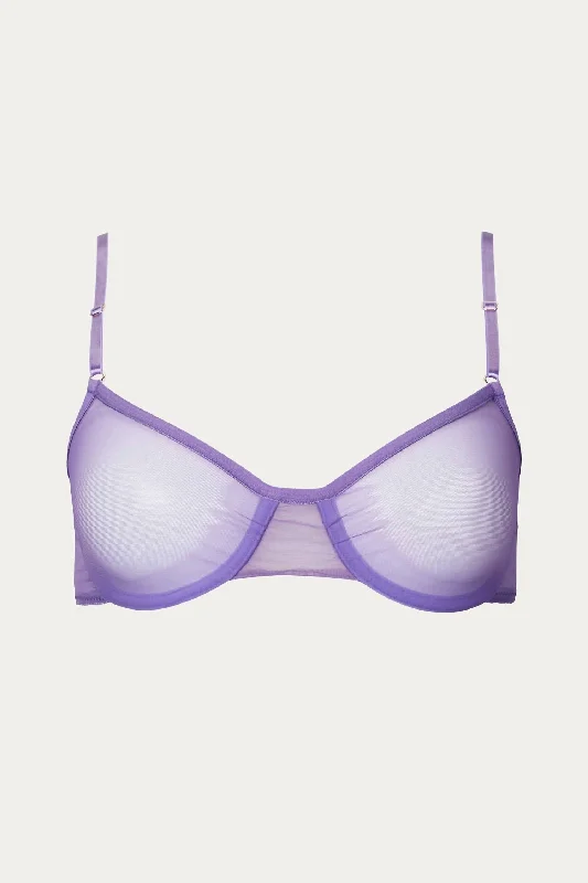 Whisper Underwire Bra In Violet